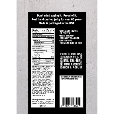 Wild Bill's Original Hickory Beef Jerky 1.5oz Packs - 12 Packs 2 Wild Bill's Original Hickory Beef Jerky 1.5oz Packs - 12 Packs - Image 2