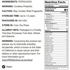 Dry Roasted Pistachio Kernels - By Food To Live -Lipton Shop GUEST 9ed1420b 4f36 4eec 99f6 e5fe155cbd7e