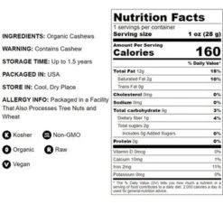 Organic Cashew Flour - By Food To Live -Lipton Shop GUEST a0b0e00e 424d 4928 a6b1 454e87be4c01