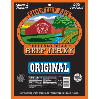 Buffalo Bills 3-Piece Traditional Country Cut Beef Jerky Sampler (3 Assorted 2.6oz Jerky Packs) 3 Buffalo Bills 3-Piece Traditional Country Cut Beef Jerky Sampler (3 Assorted 2.6oz Jerky Packs) - Image 3