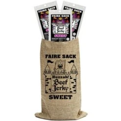 Buffalo Bills Sweet 5oz Faire Sack Huzzah Beef Jerky In Burlap Wine Bag (3 Packs Sweet Beef Jerky) -Lipton Shop GUEST a7d0b083 cd02 435f 9d4e bdf4493f1c50