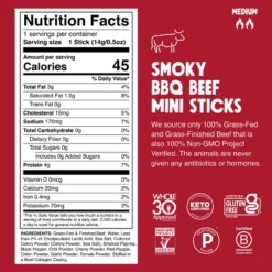 Chomps Snack Sticks Smoky BBQ Beef Meat Sticks - 12oz/24pk -Lipton Shop GUEST a8bf31fa 4eb1 4469 b4d6 b23cf68038cb