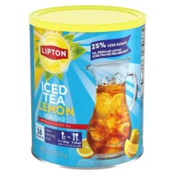 Lipton Reduced Sugar Lemon Iced Tea Mix - 50.2oz