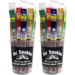 Buffalo Bills 15-ct Assorted Hot & Mild Ole Smokies (Beef Sticks) - Two 15-ct Tubs 9 Buffalo Bills 15-ct Assorted Hot & Mild Ole Smokies (Beef Sticks) - Two 15-ct Tubs -Lipton Shop GUEST b0b567de daeb 45c6 af8a bb2e9790c869