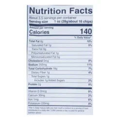 Simply 7 - Chips Quinoa Sea Salt - Case Of 8 - 3.5 Oz