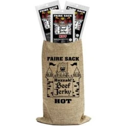 Buffalo Bills Hot 5oz Faire Sack Huzzah Beef Jerky In Burlap Wine Bag (3 Packs Hot Beef Jerky) -Lipton Shop GUEST b1cfb85f 0324 46f4 8fd5 2b5e5dc26696