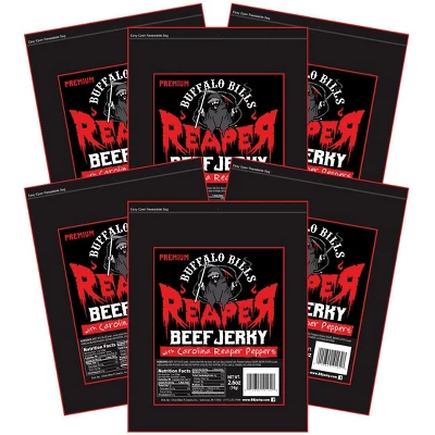 Buffalo Bills 2.6oz Premium Reaper Beef Jerky Packs (six 2.6oz Beef Jerky Packs) 4 Buffalo Bills 2.6oz Premium Reaper Beef Jerky Packs (six 2.6oz Beef Jerky Packs) - Image 4