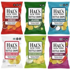 Hal’s New York Best Sellers Chips 2oz Bag 24 Variety Pack Gluten-Free Non-GMO Kettle Cooked Classic Chips Crunchy Snack For Home, Office, Or On-the-Go -Lipton Shop GUEST b67c608c 7278 4600 b29e 91c483bd8a1a