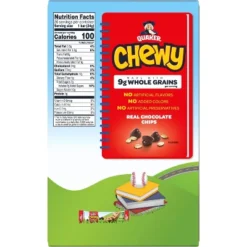 Quaker Chewy Chocolate Chip Granola Bars Bonus Pack - 16.9oz/20ct