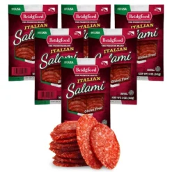 Bridgford Italian Salami 5 Oz - Zero Carb Healthy Italian Salami Sliced Charcuterie Meat For Your Charcuterie Boards Or Antipasto Platters -Lipton Shop GUEST c06a7da7 59c1 465e b3d0 193bcc94fc06