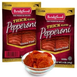 Bridgford Thick Sliced Pepperoni 5 Oz - Thick Pepperoni Slices For Pizza And Sandwiches With Zero Carb Ideal For Your Keto Diets -Lipton Shop GUEST c1f19872 f353 490e bf63 032c11ce9511