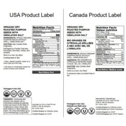 Organic Dry Roasted Pumpkin Seeds With Himalayan Salt - Non-GMO Kernels, Pepitas, Kosher, Vegan, No Shell