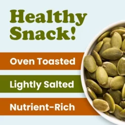 Organic Dry Roasted Pumpkin Seeds With Himalayan Salt - Non-GMO Kernels, Pepitas, Kosher, Vegan, No Shell -Lipton Shop GUEST c7da3a19 4131 483e ad55 a98c5c20153e