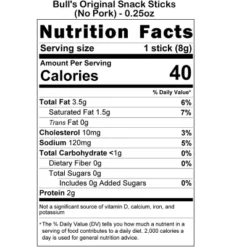 Bull's 0.25oz Original Sticks (No Pork) 100-ct Boxes - 2 Boxes -Lipton Shop GUEST c84d27b5 9ea9 4dc3 a6d3 b502a6a6c83f