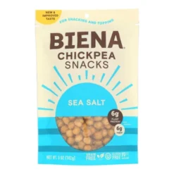 Biena Chickpea Snacks - Sea Salt - Case Of 8 - 5 Oz -Lipton Shop GUEST c95d1083 cf47 4935 8c5d e6a1b76131bd