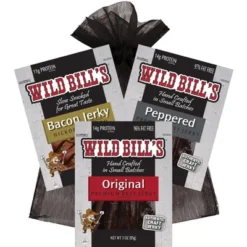 Wild Bill's 3-Piece Jerky Sampler (One 3oz Pack Of Original Hickory, Black Peppered And Bacon) -Lipton Shop GUEST ca57f98c 4abd 4614 8654 e8ff9fcec66e