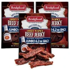 Bridgford Sweet Baby Ray’s Beef Jerky Sweet N Spicy 6.2 Oz - Ready-to-Eat High Protein Sweetened Spicy Beef Jerky For On-the-Go Snacking -Lipton Shop GUEST cba03d30 b9ab 4023 bb87 d357b9b71fa6