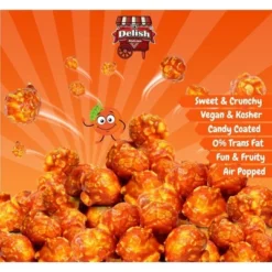 Orange Flavored Popcorn By It's Delish