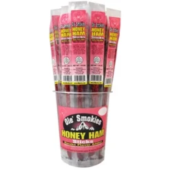 Buffalo Bills 15-ct Honey Ham Ole Smokies (Ham Sticks) - Two 15-ct Tubs