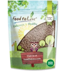 Red Lentils Whole - By Food To Live