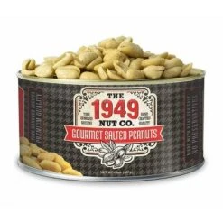 The 1949 Nut Co. Gourmet Salted Peanuts – Roasted & Lightly Salted, 20 Oz Tin