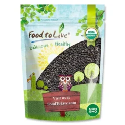 Organic Toasted Black Sesame Seeds – By Food To Live -Lipton Shop GUEST d86ef6b1 6fdd 4cd9 9bfb f5ea82c41590