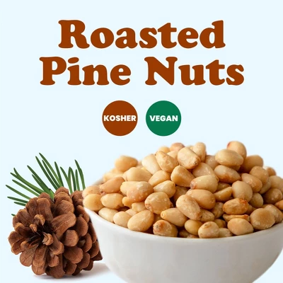 Dry Roasted Pine Nuts - By Food To Live 2 Dry Roasted Pine Nuts - By Food To Live - Image 2