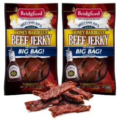 Bridgford Sweet Baby Ray’s Beef Jerky Honey BBQ 10 Oz - Ready To Eat High Protein Jerky For Midday Energy Boost Or A Post Workout Snack -Lipton Shop GUEST e3d897f7 629a 4010 b9cb 5335f1372b91