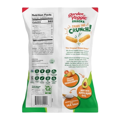 Sensible Portions Garden Veggie Straws Sea Salt Family Size With Avocado Oil - 10oz 1 Sensible Portions Garden Veggie Straws Sea Salt Family Size With Avocado Oil - 10oz