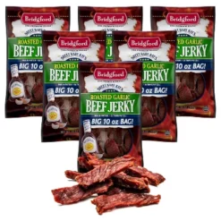 Bridgford Sweet Baby Ray’s Beef Jerky Roasted Garlic 10 Oz - High Protein Beef Jerky For Your Dietary Preferences & On-the-Go Snacking -Lipton Shop GUEST e56ec1aa b66a 4460 8d9f 36d58f231a40