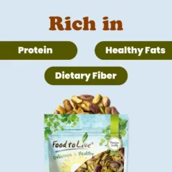 Dry Roasted Pistachio Halves - By Food To Live -Lipton Shop GUEST e8a497d9 d9e4 417c bf49 cadb8284cd05