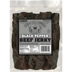 Buffalo Bills 16oz Premium Black Pepper Beef Jerky Pieces (black Pepper Jerky In Random Size Pieces) -Lipton Shop GUEST ea2255cf 9cb8 43d1 a234 abcdec9e87b5