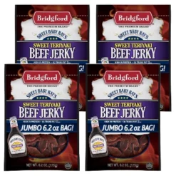 Bridgford Sweet Baby Ray’s Beef Jerky Sweet Teriyaki 6.2 Oz - High Protein Beef Jerky Teriyaki For On The Go Snacking And Busy Lifestyles -Lipton Shop GUEST ea8573f5 020a 4a4f 8dcd 3ab920f59ae3
