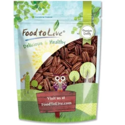 Dry Roasted Pecan Halves With Himalayan Salt - By Food To Live -Lipton Shop GUEST ec01a67e 4e89 4184 a8f1 c54cc8e5ae56