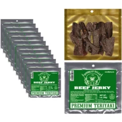 Buffalo Bills 1oz Premium Teriyaki Beef Jerky Packs 12-Count (beef Jerky Made From Top Round) -Lipton Shop GUEST ecd96023 8738 4223 95fb 57937a05cced