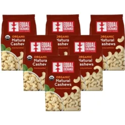 Equal Exchange Organic Natural Cashews - Case Of 6/8 Oz -Lipton Shop GUEST ef47afe7 ff9d 4dc5 9144 c25d96855f40