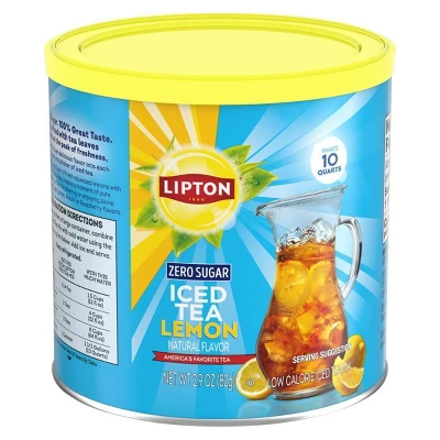 Lipton Zero Sugar Iced Tea Mix 2 Lipton Zero Sugar Iced Tea Mix - Image 2