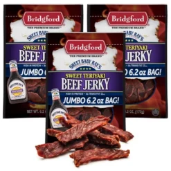 Bridgford Sweet Baby Ray’s Beef Jerky Sweet Teriyaki 6.2 Oz - High Protein Beef Jerky Teriyaki For On The Go Snacking And Busy Lifestyles -Lipton Shop GUEST fa635acd c141 4623 b592 e025ae27cc66