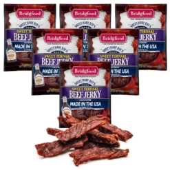 Bridgford Sweet Baby Ray’s Beef Jerky Sweet Teriyaki 3.25 Oz - High Protein Beef Jerky Teriyaki For On The Go Snacking And Busy Lifestyles -Lipton Shop GUEST fb0c9469 924e 4181 a223 672e38d29473