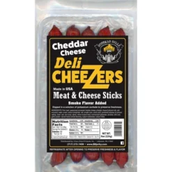 Buffalo Bills 8oz Cheddar Cheese Deli CheeZers (Meat & Cheese Sticks) - Four 8oz Packs